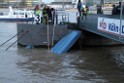 PRhein Koeln Altstadt am Rheinpegel Deutzer Bruecke (JK) P11